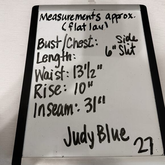 Judy Blue Jeans Women Size 27 Black High Rise 90s Slit Bottom Straight Leg - Picture 13 of 13